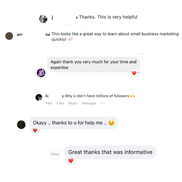 Client testimonial screenshot 7