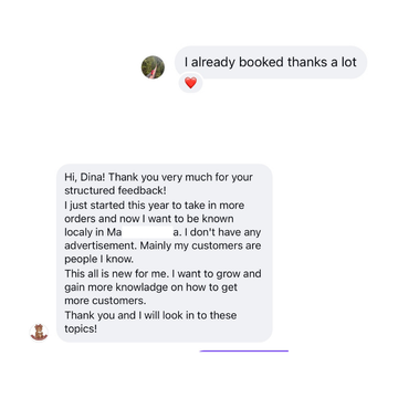 Client testimonial screenshot 5
